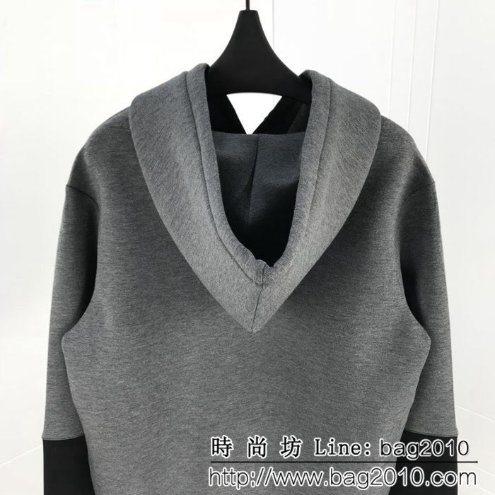 BALENCIAGA巴黎世家  18ss秋冬新款 撞色拼接 太空棉連帽衛衣 ydi1002